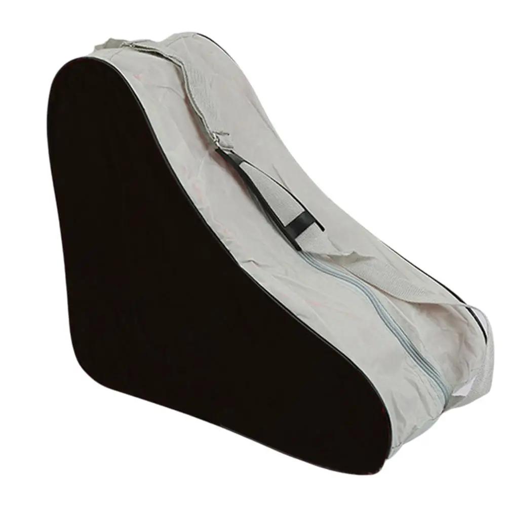 1 pçs portátil patins saco de patinação no gelo grande capacidade à prova dwaterproof água patins saco de armazenamento patins sapatos de patinação saco - Image 1