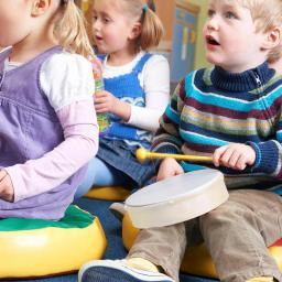 Hand Drum Percussion Wood Frame for Children, Kids Percussion Toy, Music Game com Drum Stick, 8 pol, 10 pol - Image 5