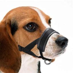 Soft Nylon Mesh Respirável Pet Focinho, Outdoor Safe Dog Boca Cover, Usado para pequenos médios e grandes cães, para evitar morder latindo - Image 1