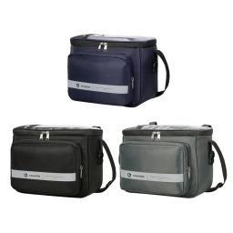 Bolsa de guidão de bicicleta com tela sensível ao toque, MTB, cesta de bicicleta, bolsa pannier, bolsa de armazenamento como mochila de ombro - Image 5
