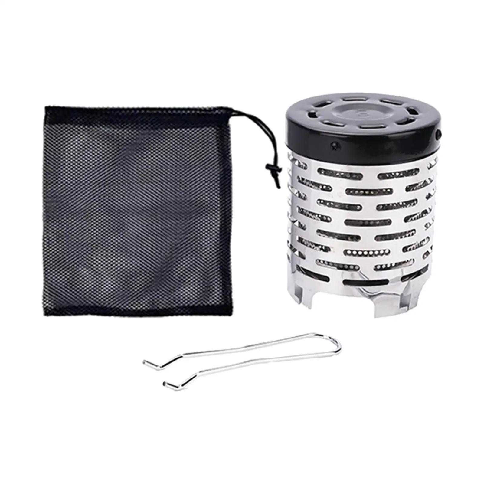 Camping Mini Aquecedor com Alça, Aquecimento Fogão Tampa, Aquecedor Portátil, Aquecedor para Quintal, Churrasco, Pesca, Viagem, Jardim - Image 1