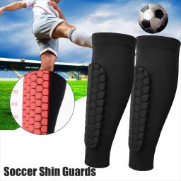 Honeycomb Futebol Caneleiras, Escudos de Futebol, Legging Esportivo, Mangas Pernas, Equipamento de Proteção, Protetor de Haste, 1Pc - Image 1