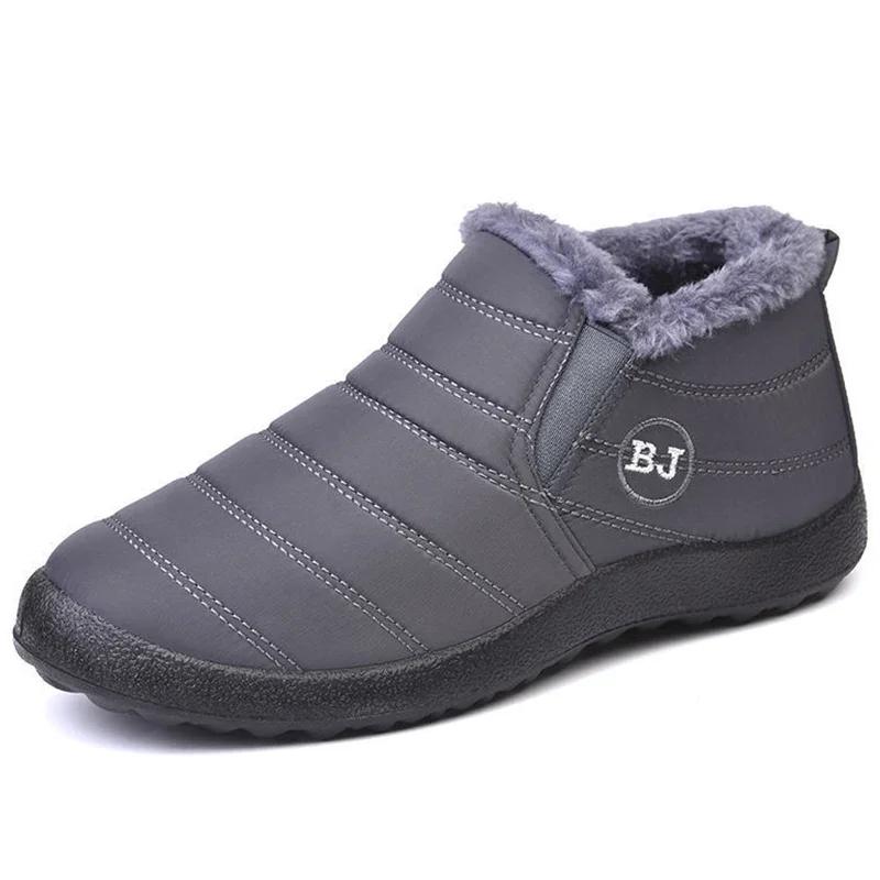 Botas de inverno à prova dwaterproof água para as mulheres 2023 novas botas de neve de pelúcia botas de tornozelo feminino quente preto casal algodão casais sapatos plataforma - Image 1