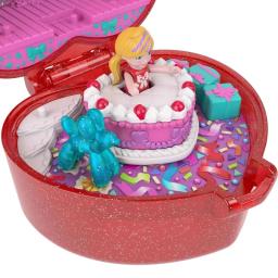 Nova boneca surpresa polly pocket 80th aniversário celebração caixa brinquedo conjunto presentes para meninas - Image 5