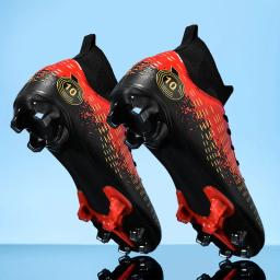 Chuteiras de futebol AG/TF antiderrapantes masculinas, unissex, tamanho grande, botas de futebol ultraleves, tênis para meninos, 2024 - Image 1