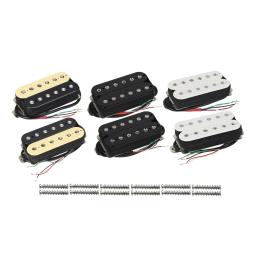 Fleor 2 peças de captador humbucker de guitarra elétrica de cerâmica captadores de ponte de pescoço peças de guitarra de 4 fios - Image 5