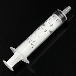 Seringa Injetora de Plástico Descartável, Nenhuma agulha para nutrientes de laboratório, Medindo pequeno Pet Food Feeder sem agulha, 5ml, 10x - Image 4