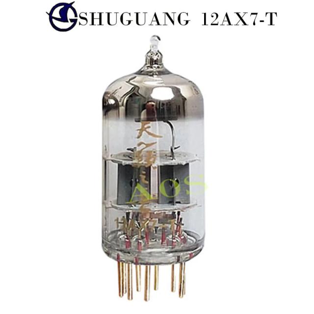 Amplificador de Tubo Shuguang-HIFI com Lâmpada Preamp 12AX7 ECC83, Pin de Ouro Substituível