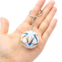 PU Leather Football Souvenir Chaveiro para Homens e Mulheres, Fãs de Futebol Pingente, Chaveiro Presente, Saco Encantos Acessórios - Image 2