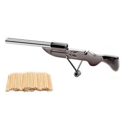 Miniatura Modelo Toothpick Shooter, Mini Toothpick Launcher, Detalhe Design, Desktop para Hobby - Image 4