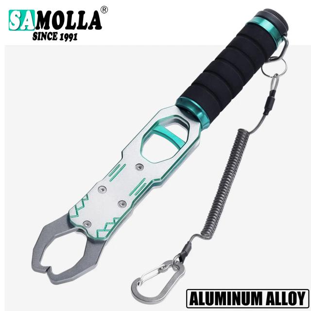 SAMOLLA Alicate de Aperto de Pesca Liga de Alumínio 18kg