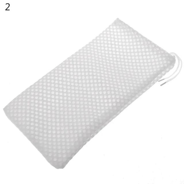 Sacos de Filtro Reutilizáveis para Aquário com Cordão Forte - Filtragem Eficiente para Peixes