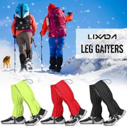 Lixada polainas esqui ao ar livre acampamento caminhadas escalada impermeável neve legging à prova de vento teekking deserto botas de neve sapato capa - Image 6