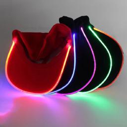 Chapéu luminoso ajustável com luz LED, chapéu hip-hop, boné de beisebol intermitente, chapéu de festa ajustável, iluminação noturna, bar e festa, moda - Image 3