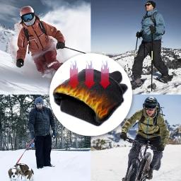 RIGWARL-Luvas de ciclismo de inverno para homens, tela sensível ao toque, luvas esportivas à prova de vento, luvas térmicas quentes - Image 2
