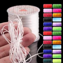 100/200m cabo elástico miçangas fio estiramento corda fibra artesanato linha para fazer jóias diy contas de semente pônei contas pulseiras - Image 3