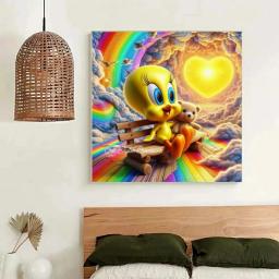 Kit de Pintura de Arte Diamante para Crianças, Mosaico Bordado, Pato Bonito, DIY AB, Hip Hop, Animal Ponto Cruz, Decoração de Casa, Presente, Novo, 2024 - Image 2