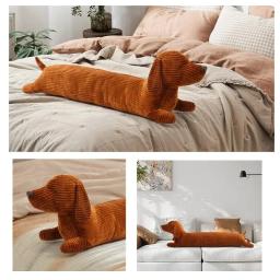 Dachshund Dog Plush Hug Pillow, Soft Durable Stuffed Throw Almofada, Animais Travesseiro para Sofá, Decoração para Casa, Presentes para Crianças, 47in - Image 3