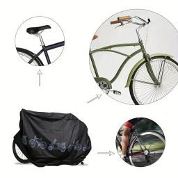 Espessado Bicicleta Engrenagem Raincover, Impermeável, Ao ar livre, Luz do sol, Neve Proteção, Caso MTB, Acessórios de bicicleta - Image 6