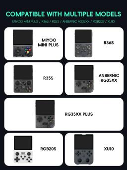 Data Frog-Retro Video Game Bags, Capa de EVA para RG35XX R35S Miyoo Mini Plus, Ative o saco protetor - Image 2