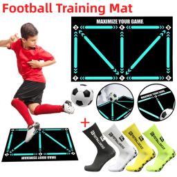 Tapete de treinamento de futebol antiderrapante dobrável, Dribble Training Mat, Floor Playing Acessórios para crianças e adultos - Image 1