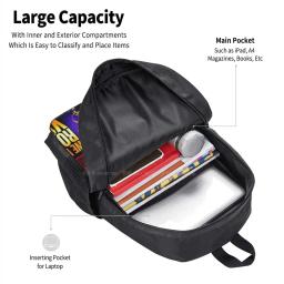 Mochila Unisex Música para Estudantes, Estágio Iii Sacos, Cantando Shows Teatro Palco, recém-chegados, Canção Broadway Mochila - Image 5