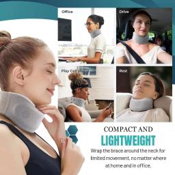 Almofada Ortopédica Cinta De Pescoço, Suporte Cervical, Trator Corretor De Postura, Cinta De Pescoço, Colar Cervical, Alívio Da Dor, Pressão - Image 6