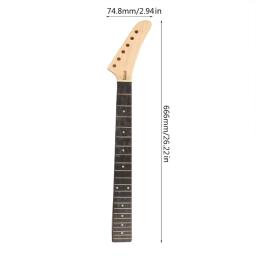 Pescoço guitarra diy peças pescoço guitarra elétrica 22 trastes acessórios guitarra elétrica e56d - Image 6