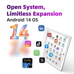 Bigme B7 Pro E-Book 7 polegadas Color E Ink E-Book Reader 300 PPI 8GB + 256GB de armazenamento Android 14 OS EPaper Reader com chamadas 4G - Image 3