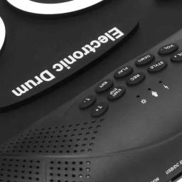 Bateria eletrônica função de gravação bluetooth alto-falantes duplos portátil eletrônico rolo acima do cilindro kit - Image 6