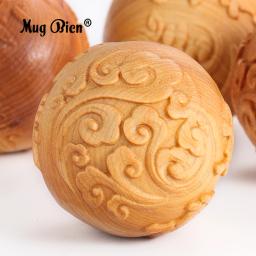 1PC Noz De Madeira Handebol Dedo Massagem Fitness Ball Saúde Meditação Bola Exercício Stress Relaxamento Stretch Muscle - Image 3