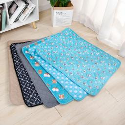 Cão pee almofada cobertor reutilizável absorvente fralda lavável filhote de cachorro treinamento almofada cama pet urina tapete para pet assento de carro sofá capa - Image 2