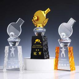 Troféu personalizado do tênis de mesa para homens e mulheres, lembrança medalha de ouro, singles e campeões duplos campeonato, equipe - Image 5