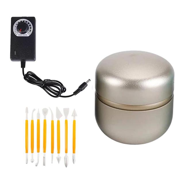 Máquina Elétrica de Roda de Cerâmica para Adultos e Crianças com Bandeja Inclusa