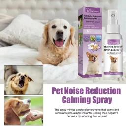 Spray calmante para animais de estimação, anti-stress e calmante, pulverizador com coleira de feromona para cães e gatos, gatinho e cães, treinamento anti-stress, condicionamento calmo - Image 1