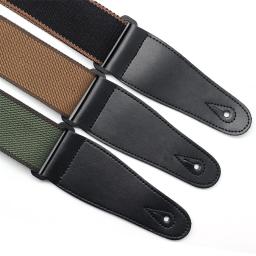 Correia de guitarra de algodão puro, ajustável para guitarra elétrica, acústica, folk, baixo, cintas de guitarra, acessórios musicais, personalidade - Image 6