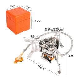 Tarka-fogão a gás para camping, fogão dobrável ao ar livre, caminhadas, piquenique, churrasco, equipamentos de cozinha, 5800w, 3 cabeças - Image 2