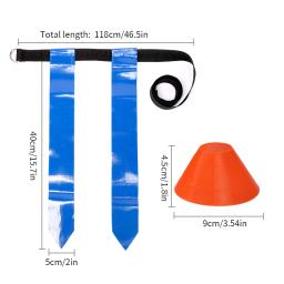 Cinto De Fivela De Treinamento De Jogo De Futebol Americano, Rugby ajustável Bandeira Tag, Cintura Strap Set, Cones De Treinamento De Futebol Equipamento Disco - Image 2