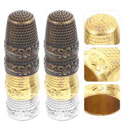 Portátil Dedal De Costura Acessório, Protetor De Moedas, DIY Dedais Quilting Acessórios, Finger Supply, 8 Pcs - Image 1