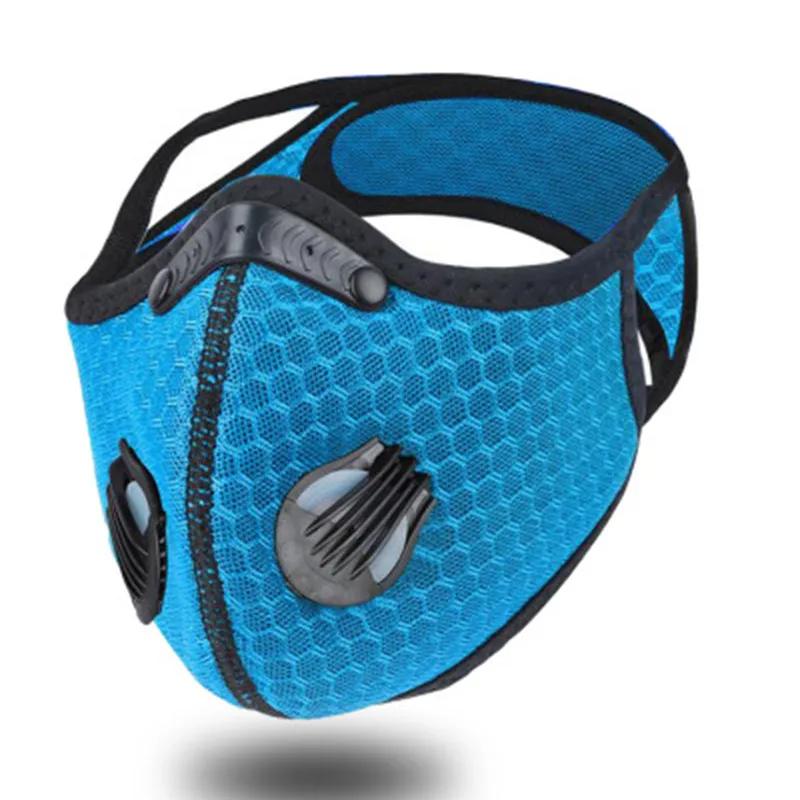 Máscara De Ciclismo Com Filtro De Carvão Ativado, Anti-Poluição PM2.5, Máscara De Esportes Lavável, Máscara De Treinamento Ao Ar Livre, 1Pc - Image 1