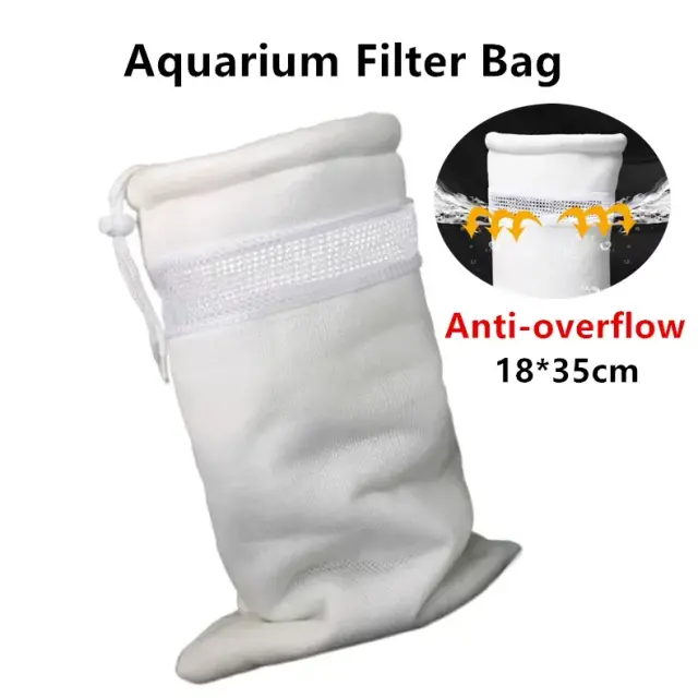 Filtro Anti Overflow para Aquário com Cobertor Reutilizável e Filtração Biológica Bioquímica
