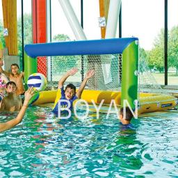 Futebol inflável/objetivo do futebol para o flutuador, jogo do polo aquático, brinquedo da piscina, 2020 - Image 6