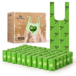 Deodoo sacos de cocô biodegradáveis, à granel, com perfume biodegradável, para gato, sacola para cocô de cachorro, ecológico, caca canino - Image 1
