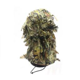 Máscara de camuflagem 3D para treinamento de caça ao ar livre, folha, paintball, pombo, madeiras, tiro, boné - Image 3