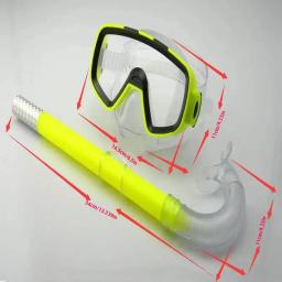 Mergulho Face Mirror com Sucção Tube Set, Snorkeling e Equipamentos de Natação, Grande Quadro Natação Óculos, Adulto e Crianças Swim - Image 6