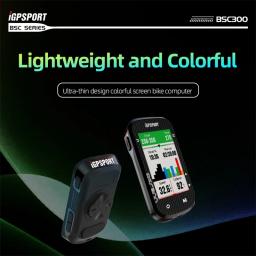 IGPSPORT-Computador Ciclismo À Prova D' Água, Acessórios de bicicleta, GPS sem fio com Sensores, Monitor de Freqüência Cardíaca, Bsc300, BSC300 - Image 5
