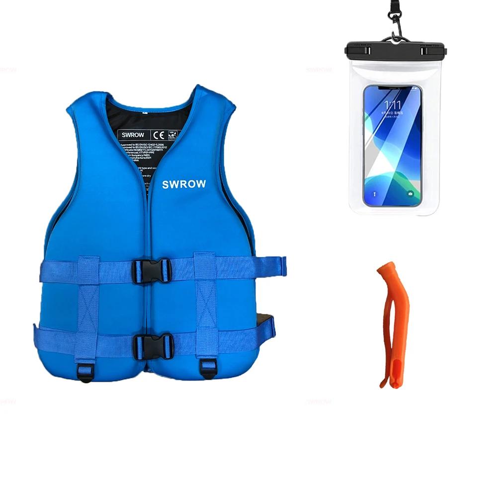 Coletes salva-vidas profissionais para adultos, colete dobrado portátil, água grossa, flutuando, surf, mergulho, pesca, corrida, alta qualidade, novo - Image 1