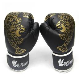 Luvas de Boxe Infantil Profissional, Luvas de Treinamento Sanda, Caixas de Proteção, Artes Marciais, Tigre, Animais Lutadores, 5-14T - Image 2