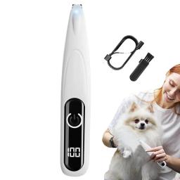 Cortador de unhas profissional com luz LED para animais de estimação, aparador de garras para gatos e cães, recarregável USB, cachorro e gatinho, ferramenta de cuidados com animais - Image 2