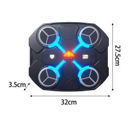 Máquina De Treinamento De Boxe Com Luvas Para Crianças E Adultos, Almofada De Perfuração, Música, Casa - Image 6